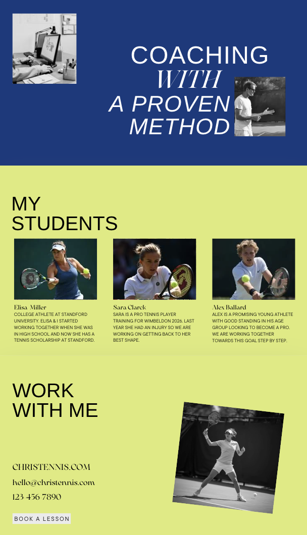 Chris Reis Tennis Website